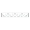 Balconcillo Desmontable Floral 99-139 Blanco