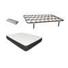 Pack Somier Eco Oferta(patas Incluidas) + Colchon Confor 20 + Almohada De Regalo 135x190