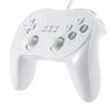 Mando Clásico Pro Para Wii Con Cable Blanco Compatible