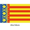 Oedim Bandera De La Comunidad Valenciana 85x150cm | Reforzada Y Con Pespuntes | Bandera Con 2 Ojales Metálicos Y Resistente Al Agua