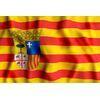 Oedim Bandera De La Comunidad De Aragón 85x150cm | Reforzada Y Con Pespuntes | Bandera Con 2 Ojales Metálicos Y Resistente Al Agua