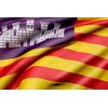 Oedim Bandera De La Comunidad De Las Islas Baleares 85x150cm | Reforzada Y Con Pespuntes | Bandera Con 2 Ojales Metálicos Y Resistente Al Agua