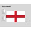 Oedim Bandera De Inglaterra 85x150cm | Reforzada Y Con Pespuntes | Bandera Con 2 Ojales Metálicos Y Resistente Al Agua