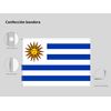 Oedim Bandera De Uruguay 85x150cm | Reforzada Y Con Pespuntes | Bandera Con 2 Ojales Metálicos Y Resistente Al Agua