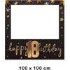 Oedim Feliz 18 Cumpleaños Estrellas 100 X 100 Cm, Eventos O Celebraciones Puntuales | Ventana Troquelada | Photocall Cartón