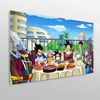 Oedim Cabecero Cama Dragon Ball Super Comida De Personajes Fabricado En Fórex Pvc 135x60cm | Producto Oficial Y Original | Cabecero Ligero, Elegante, Resistente Y Económico | Dbs