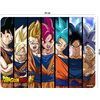 Oedim Alfombrilla De Ratón Ordenador Dragon Ball Super Fases De Goku Producto Oficial Toei Animation Pvc | 28x21cm | Productos Originales | Moqueta Pvc | Suelo Vinilico | Decoración Del Hogar | Dbs