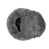 Cama Para Perros Y Gatos, Cojin Para Mascotas Rosquilla Peluche Antiestrés Gris 60cm