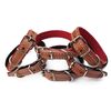 Collar Para Perros De Cuero Con Revés De Nylon - Longitud - 2,6cmx45cm