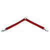 Correa Para Perros Nylon Doble Ramal 70cm - Color - Rojo