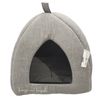 Iglú Cama Lugar De Descanso Para Mascotas Pequeñas, Perros Mini Para Gatos Y Perros Mini Gris 35cm Base