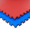Jowy 50 Piezas (50 M²) Tatami Puzzle Esterilla Goma Espuma | Tatami Suelo Para Gimnasio Ideal Artes Marciales 1m X 1m X 2cm Rojo/azul