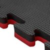 Jowy 1 Pieza (1m² )tatami Puzzle Esterilla Goma Espuma | Tatami Suelo Para Gimnasio Ideal Artes Marciales 1m X 1m X 2,5cm Rojo/negro