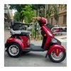 Scooter Eléctrico Movilidad Reducida| Moto 800w | Litio 48v 51,2ah | Rojo