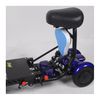 Scooter Plegable 4 Ruedas Con Doble Motor| Mini Travel 500w | Litio 36v 32ah | Azul