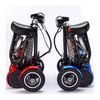 Scooter Plegable 4 Ruedas Con Doble Motor| Mini Travel 500w | Litio 36v 12,8ah | Rojo