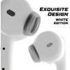 Auriculares Inalámbricos Bluetooth V5.3 M12max Super Estéreo Y Gran Batería Blanco-karawan