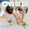 Juguete Sensorial Para Niños Antiestres, Puzzles Interactivo Multijugador Jirafa Verde