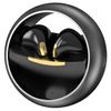 Auriculares Inalámbricos Bluetooth 5.0, Diseño Giratorio De Metal Resistente Al Agua Negro