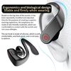 Auriculares Inalámbricos Bluetooth Deportivo Con Gancho De Oreja Ergonomico Resistente Al Agua -karawan