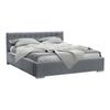 Cama Baltimore 106, Doble, Gris, Tapiz, Somieres, 158x222x92cm