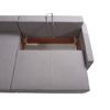 Conjunto De Muebles Tapizado Providence D105, Función De Descanso, Gris, Tapiz