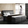 Cama Continental Baltimore 110, Continental, Negro, Cuero Ecológico, Somieres