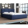 Cama Pomona 105, Doble, Azul, Tapiz, Somieres, 160x223x93cm