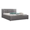 Cama Pomona 103, Doble, Gris, Tapiz, Somieres, 180x223x93cm