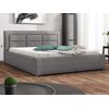 Cama Pomona 103, Doble, Gris, Tapiz, Somieres, 180x223x93cm