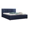 Cama Pomona 103, Doble, Azul, Tapiz, Somieres, 160x223x93cm