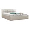 Cama Pomona 103, Doble, Gris, Tapiz, Somieres, 160x223x93cm