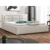 Cama Pomona 103, Doble, Gris, Tapiz, Somieres, 160x223x93cm