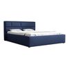 Cama Pomona 104, Doble, Azul, Tapiz, Somieres, 200x223x93cm