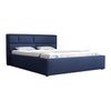 Cama Pomona 104, Doble, Azul, Tapiz, Somieres, 160x223x93cm