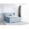 Cama Continental Baltimore 123, Doble, Azul, Tapiz, Somieres, 204x212x120cm