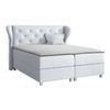 Cama Continental Baltimore 123, Individuales, Gris, Tapiz, Somieres, 144x212x120cm