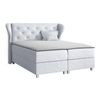 Cama Continental Baltimore 123, Doble, Gris, Tapiz, Somieres, 164x212x120cm