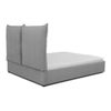 Cama Florence 104, Doble, Gris, Tapiz, 155x214x128cm