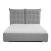 Cama Florence 104, Doble, Gris, Tapiz, 155x214x128cm