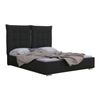 Cama Florence 104, Doble, Gris, Tapiz, 155x214x128cm