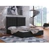 Cama Florence 104, Doble, Gris, Tapiz, 155x214x128cm