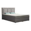 Cama Continental Pomona 112, Doble, Gris, Tapiz, Somieres, 140x215x115cm