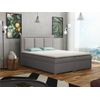 Cama Continental Pomona 112, Doble, Gris, Tapiz, Somieres, 160x215x115cm