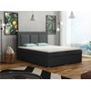 Cama Continental Pomona 112, Doble, Gris, Tapiz, Somieres, 140x215x115cm