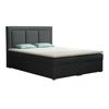 Cama Continental Pomona 112, Doble, Gris, Tapiz, Somieres, 180x215x115cm