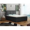 Cama Continental Pomona 112, Doble, Gris, Tapiz, Somieres, 180x215x115cm