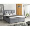 Cama Continental Pomona 113, Doble, Gris, Tapiz, Somieres, 140x215x115cm