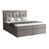 Cama Continental Pomona 113, Doble, Gris, Tapiz, Somieres, 140x215x115cm