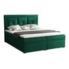 Cama Continental Pomona 113, Doble, Verde, Tapiz, Somieres, 140x215x115cm